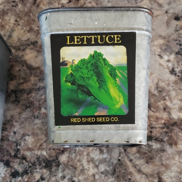 Metal planters set of three - Picture 4 of 9